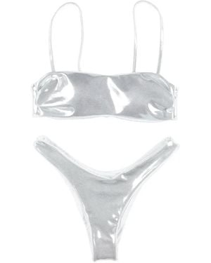 MATINEÉ Bikini Arianna Con Effetto Metallizzato - Bianco