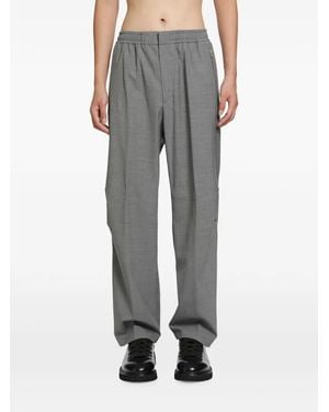 Laminar Elasticated-Waistband Zip-Pocket Pants - Gray