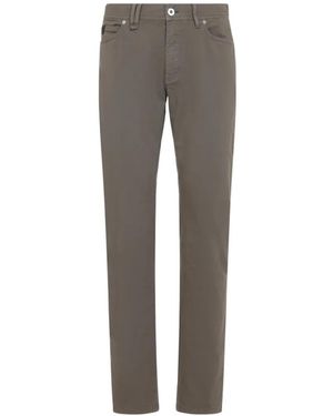 Brioni Jeans Met Vijf Zakken - Grijs