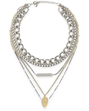 Rabanne Layered Necklace - Metallic