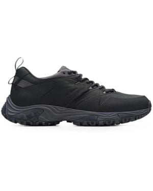 Clarks Atl Walk Go Wp Leather Sneakers - Black