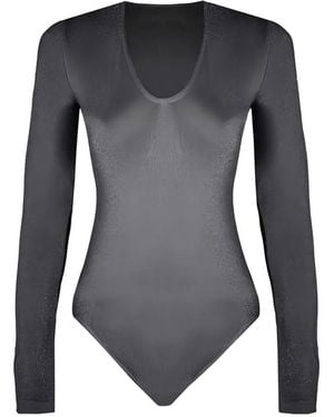 Wolford Long-Sleeve Bodysuit - Black