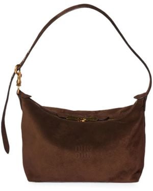 Miu Miu Suede Bag - Brown