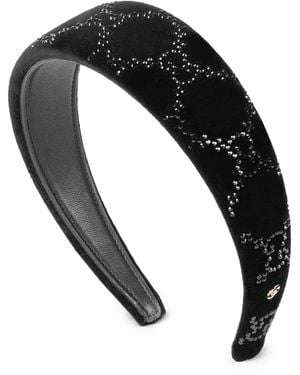 Gucci Verfraaide Haarband Met Patroon - Zwart