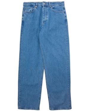 SELECTED Cotton Loose Pants - Blue