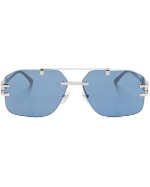 Versace Pilot-Frame Sunglasses - Blue