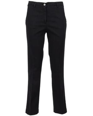 Briglia 1949 Button Straight Trousers - Black