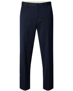 SELECTED Loose Luke Trousers - Blue