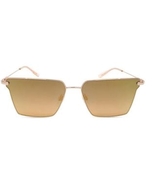 Nike Mirrored Square-Frame Sunglasses - White