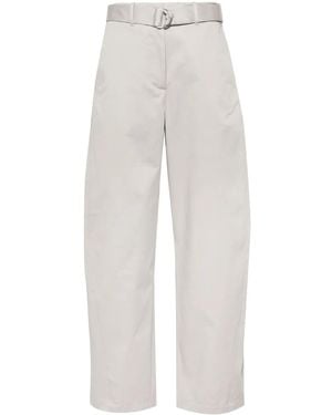 MSGM Pants With Belt - White