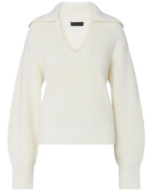 Liu Jo Wool-Blend Jumper With Strings - White