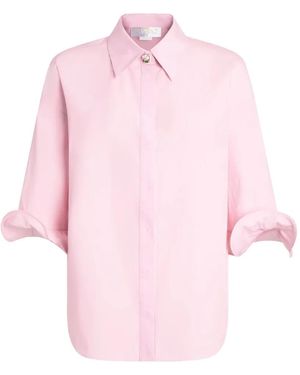 Genny Chemise Volantée À Fleurs - Rose