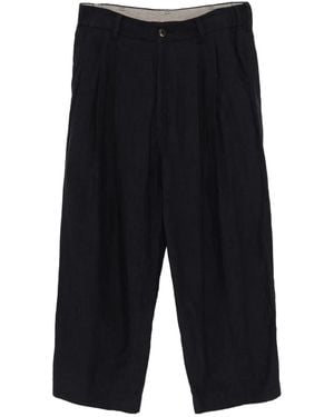 Ziggy Chen Linen Pants - Blue