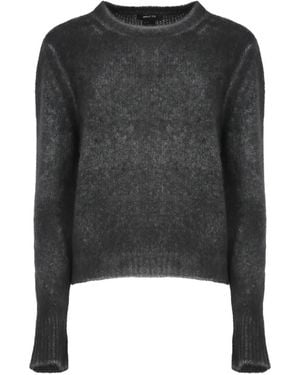 Avant Toi Long-Sleeve Jumper - Black