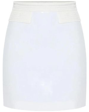 Elisabetta Franchi Mini Skirt - White