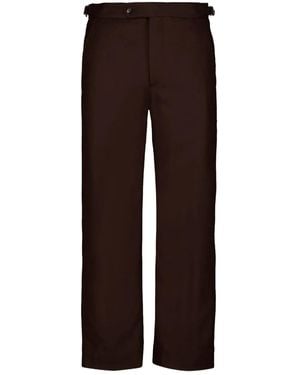 Bode Side-buckle Trousers - Brown