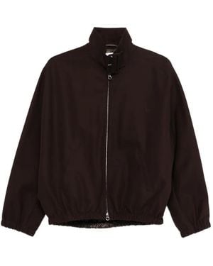 Courreges Zip-Up Bomber Jacket - Black
