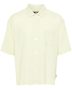 Stussy Flat Bottom Crinkled Shirt - Natural