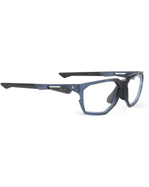 Rudy Project Gafas No Code Ophthalmic Con Montura Geométrica - Blanco