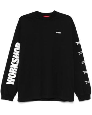 032c "Nerve Shatter" T-Shirt - Black