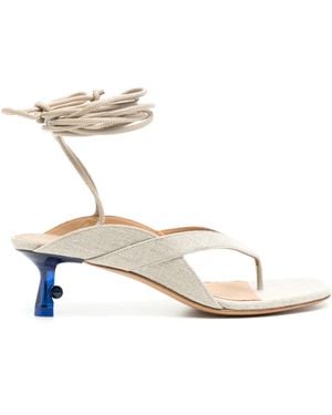 Off-White c/o Virgil Abloh Lollipop 50Mm Sandals - Natural