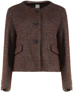 Aspesi Mélange-Effect Jacket - Brown