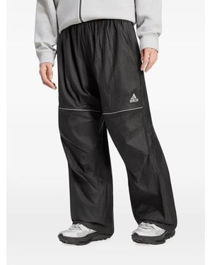 adidas Logo-Detail Trousers - Black