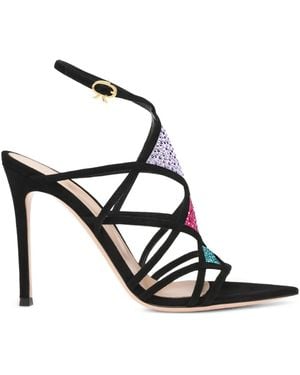 Gianvito Rossi Confetti 105Mm サンダル - ブラック