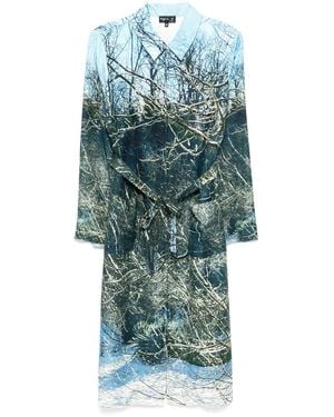 agnès b. Photoprinted Dress - Blue