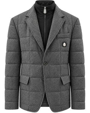 Billionaire Padded Blazer - Grey
