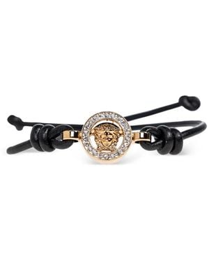 Versace Lederarmband Mit Medusa - Weiß