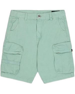 Alpha Industries Manoeuvre Cargo-Pocket Shorts - Green