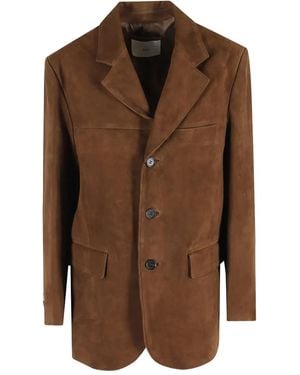 DUNST Suede Jacket - ブラウン