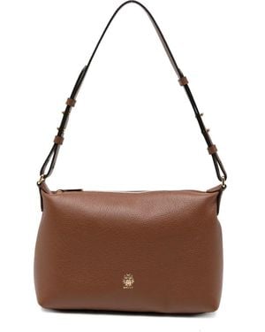 Bally Sac Cabas En Cuir À Logo - Marron