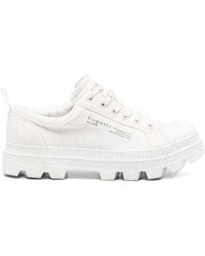 Bugatti Logo-Detail Trainers - White