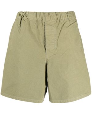 Barbour Elasticated-Waist Cotton Bermuda Shorts - Green