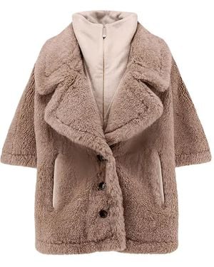Max Mara Double-Breasted Coat - Brown