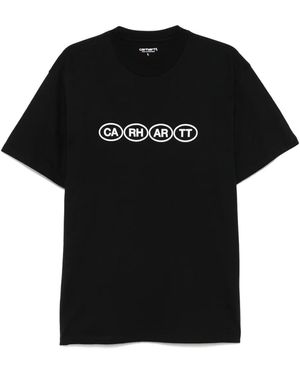 Carhartt ロゴ Tシャツ - ブラック