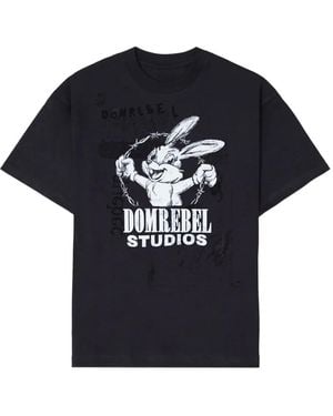 DOMREBEL Bunwire T-Shirt - Black