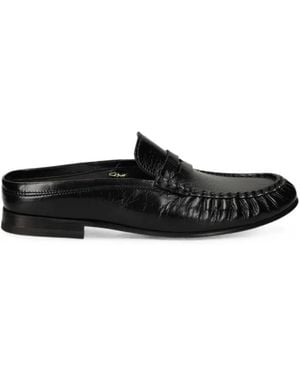 POSA Mocassins À Effet Froissé - Black