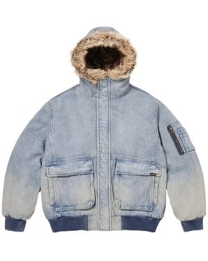 Supreme Reversible Faux-Fur Jacket - Blue
