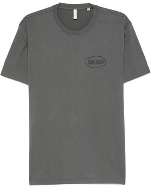 sunflower Camiseta con logo oval - Gris