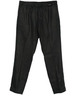 Michael Coal Coulisse Drawstring Elasticated-Waist Trousers - Black