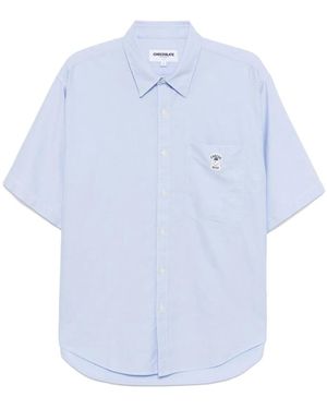 Chocoolate Short-Sleeved Shirt - Blue