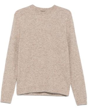 Dondup Pullover Mit Logo-Schild - Natur