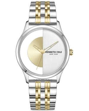 Kenneth Cole Two-Tone 34Mm Watch - Metallic