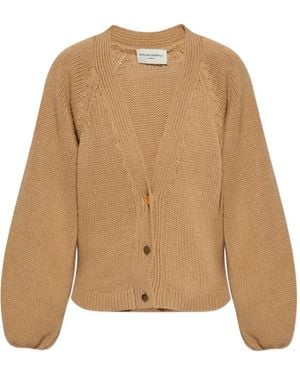 Officine Generale バルーンスリーブ カーディガン - ナチュラル