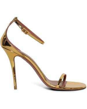 AMINA MUADDI Barbara Buckle Sandal - White