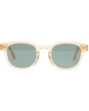 Messyweekend Bille Round-Frame Sunglasses - Green