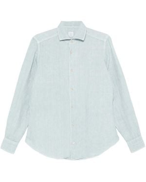 Eleventy Long-Sleeve Shirt - Blue